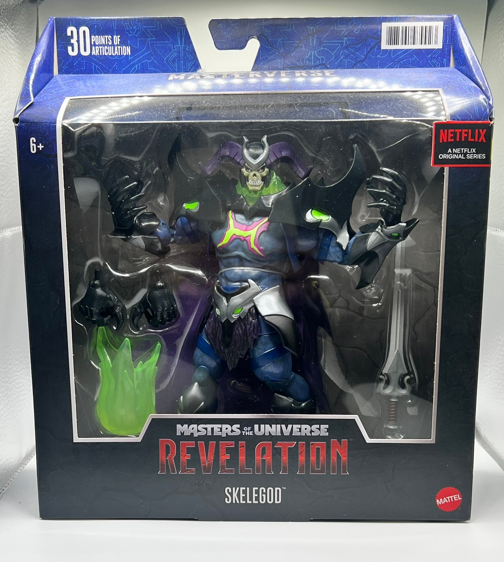 Masters of the Universe Masterverse Revelation Skelegod, Action